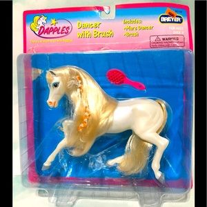 DAPPLES BREYER HORSE 90s Mare Dancer w/Brush & PGK